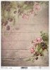 papel decoupage rosas, cerezas*декупаж бумажные розы, вишни*Decoupage Papier Rosen, Kirschen